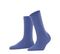 FALKE Women's Softmerino W So Wool Cotton Plain Socks 1 Pair, Blue Water 6550, 4-5