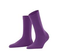 FALKE Women's Softmerino W So Wool Cotton Plain 1 Pair Socks, Red Phlox 8067, 4-5