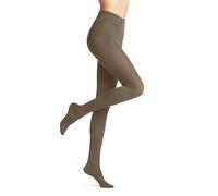 FALKE Women's Softmerino W TI Wool Cotton Thick Plain 1 Pair Tights, Brown (Shitake 5182), L