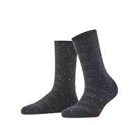 FALKE Women's Sparkle Stripes W So Wool Plain Socks 1 Pair, Black 3000, 2.5-5
