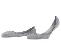 Falke Womens Step Medium Cut No Show Socks - Light Grey Marl