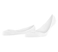 Falke Womens Step Medium Cut No Show Socks - White