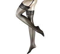 FALKE Women's Stocking For Garter Belt Black With Lace 15 DEN 41511