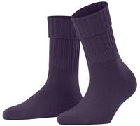 Falke Womens Striggings Rib Boot Socks - Wineberry Purple