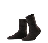 FALKE Women's Striggings Rib W So Wool Plain Socks 1 Pair, Grey Anthracite Melange 3089, 2.5-5