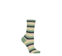 FALKE Women's Stripe Dopamine Lyocell Socks Various Colours 2 Sizes- 1 Pair Pack