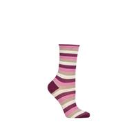 FALKE Women's Stripe Dopamine Lyocell Socks Various Colours 2 Sizes- 1 Pair Pack