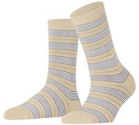 Falke Womens Stripe Uniform Socks - Cream