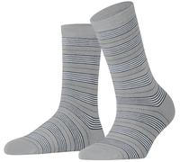 Falke Womens Stripe Uniform Socks - Silver