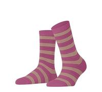 FALKE Women's Stripe Uniform W So Cotton Patterned 1 Pair Socks, Pink Candy 8052, 5.5-8