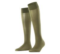FALKE Women's Sun Blind 25 DEN W Kh Sheer Patterned 1 Pair Knee-High Socks, Green Crocodile 7503, 5.5-8