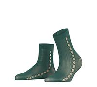 FALKE Women's Supersize Net Socks, Synthetic, Turquoise (Verdigris 7426), One Size (1 Pair)