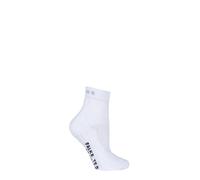 Falke Womens Tennis Socks TE2 Short Medium Volume Ergonomic Cushion White 1 Pair
