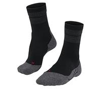 FALKE Women's TK Stabilizing W So Wool Thick Anti-Blister 1 Pair Hiking Socks, Black 3003, 5.5-6.5