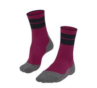 FALKE Women's TK Stabilizing W SO Wool Thick Anti-Blister 1 Pair Hiking Socks, Red (Red 8644), 2.5-3.5