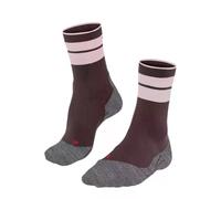 FALKE Women's TK Stabilizing W So Wool Thick Anti-Blister Hiking Socks 1 Pair, Brown Mahogany 8344, 7-8