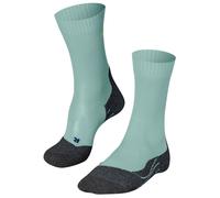 FALKE Women's TK2 Explore Cool W So Lyocell Functional Yarn Thick Anti-Blister 1 Pair Hiking Socks, Green Mint 7630, 2.5-3.5
