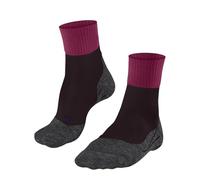 FALKE Women's TK2 Explore Cool Short W Sso Lyocell Functional Yarn Thick Anti-Blister 1 Pair Hiking Socks, Purple Azalea 8501 7-8