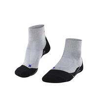 FALKE Women's TK2 Explore Cool Short W Sso Lyocell Functional Yarn Thick Anti-Blister 1 Pair Hiking Socks, Grey Light 3403, 4-5