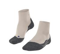 FALKE Women's TK2 Explore Cool Short W Sso Lyocell Functional Yarn Thick Anti-Blister Hiking Socks 1 Pair, Beige Natural 4200, 2.5-3.5