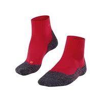 FALKE Women's TK2 Explore Cool Short W Sso Lyocell Functional Yarn Thick Anti-Blister Hiking Socks 1 Pair, Red Rose 8564, 4-5