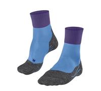 FALKE Women's TK2 Explore Cool Short W Sso Lyocell Functional Yarn Thick Anti-Blister Hiking Socks 1 Pair, Grey Morning Sky 6546, 7-8