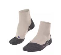 FALKE Women's TK2 Explore Cool Short W Sso Lyocell Functional Yarn Thick Anti-Blister Hiking Socks 1 Pair, Beige Natural 4200, 4-5