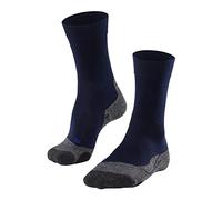 FALKE Women's TK2 Explore Cool W So Lyocell Functional Yarn Thick Anti-Blister 1 Pair Hiking Socks, Blue Marine 6120, 2.5-3.5