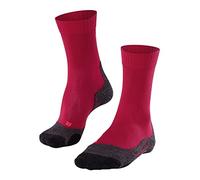 FALKE Women's TK2 Explore Cool W So Lyocell Functional Yarn Thick Anti-Blister 1 Pair Hiking Socks, Red Rose 8564, 4-5