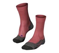 FALKE Women's TK2 Explore Cool W SO Lyocell Functional Yarn Thick Anti-Blister 1 Pair Hiking Socks, Red (Mixed Berry 8215), 5.5-6.5