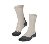 FALKE Women's TK2 Explore Cool W So Lyocell Functional Yarn Thick Anti-Blister Hiking Socks 1 Pair, Beige Natural 4200, 5.5-6.5