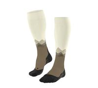 FALKE Women's TK2 Explore Long W Kh Wool Functional Yarn Thick Anti-Blister Hiking Socks 1 pair, Beige 4240, 4-5