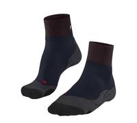 FALKE Women's TK2 Explore Short W Sso Wool Thick Anti-Blister 1 Pair Hiking Socks, Red Barolo 8526 4-5