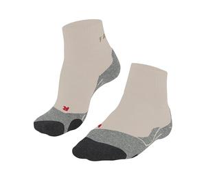 FALKE Women's TK2 Explore Short W Sso Wool Thick Anti-Blister Hiking Socks 1 Pair, Beige Natural 4200, 2.5-3.5