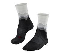 FALKE Women's TK2 Explore W So Wool Thick Anti-Blister 1 Pair Hiking Socks, Black 3002 Crest-O, 7-8