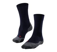 FALKE Women's TK2 Explore W So Wool Thick Anti-Blister 1 Pair Hiking Socks, Blue Marine 6120, 4-5