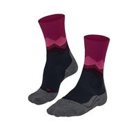 FALKE Women's TK2 Explore W So Wool Thick Anti-Blister 1 Pair Hiking Socks, Blue Space 6116 Crest-O, 2.5-3.5
