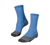 FALKE Women's TK2 Explore W So Wool Thick Anti-Blister 1 Pair Hiking Socks, Grey Morning Sky 6546, 7-8
