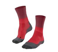 FALKE Women's TK2 Explore W So Wool Thick Anti-Blister 1 Pair Hiking Socks, Red Big 8178, 2.5-3.5