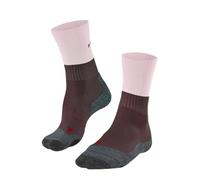 FALKE Women's TK2 Explore W So Wool Thick Anti-Blister Hiking Socks 1 Pair, Brown Mahogany 8344, 5.5-6.5