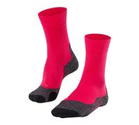 FALKE Womens Tk2 Explore W Wool Thick Anti-blister Hiking Socks, Red Rose 8564, 5.5-6.5 EU