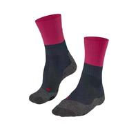 FALKE Women's TK2 Explore W So Wool Thick Anti-Blister 1 Pair Hiking Socks, Purple Azalea 8501, 4-5