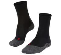 FALKE Women's TK2 Explore Sensitive W So Wool Thick Anti-Blister 1 Pair Hiking Socks, Black Black-Mix 3010, 7-8