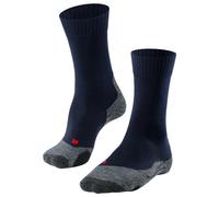 FALKE Women's TK2 Explore W So Wool Thick Anti-Blister 1 Pair Hiking Socks, Blue Marine 6120, 2.5-3.5