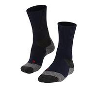 FALKE Women's TK4 Expedition Hiking Socks, Wool, Blue (Marine 6120), 2.5-3.5 (1 Pair)