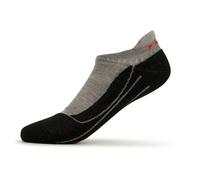 FALKE Women's TK5 Wander Invisible W In Wool Thin Anti-Blister 1 Pair Hiking Socks, Grey Light 3403, 2.5-3.5