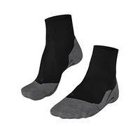 FALKE Women's TK5 Wander Cool Short W Sso Lyocell Functional Yarn Thin Anti-Blister Hiking Socks 1 Pair, Black-Mix 3010, 2.5-3.5