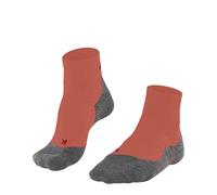 FALKE Women's TK5 Wander Short W Sso Wool Thin Anti-Blister 1 Pair Hiking Socks, Orange Coral 8017, 7-8
