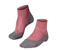 FALKE Women's TK5 Wander Short W SSO Wool Thin Anti-Blister 1 Pair Hiking Socks, Red (Mixed Berry 8215), 4-5