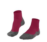 FALKE Women's TK5 Wander Short W Sso Wool Thin Anti-Blister 1 Pair Hiking Socks, Red Rose 8564, 4-5